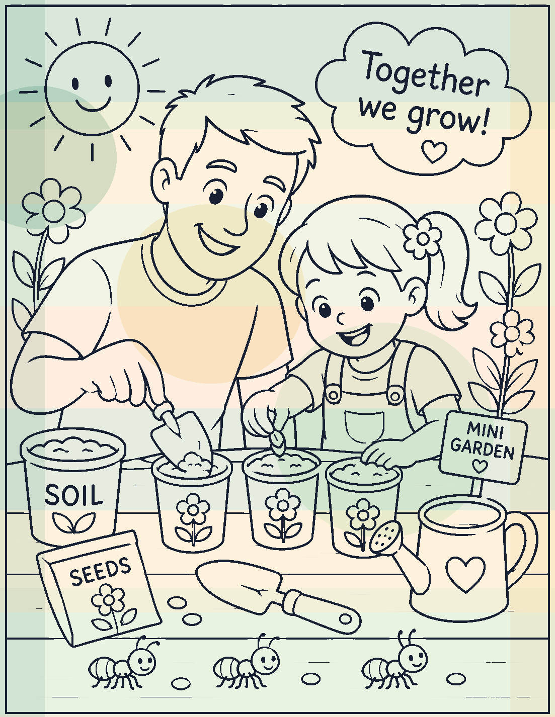 Main coloring page color version preview