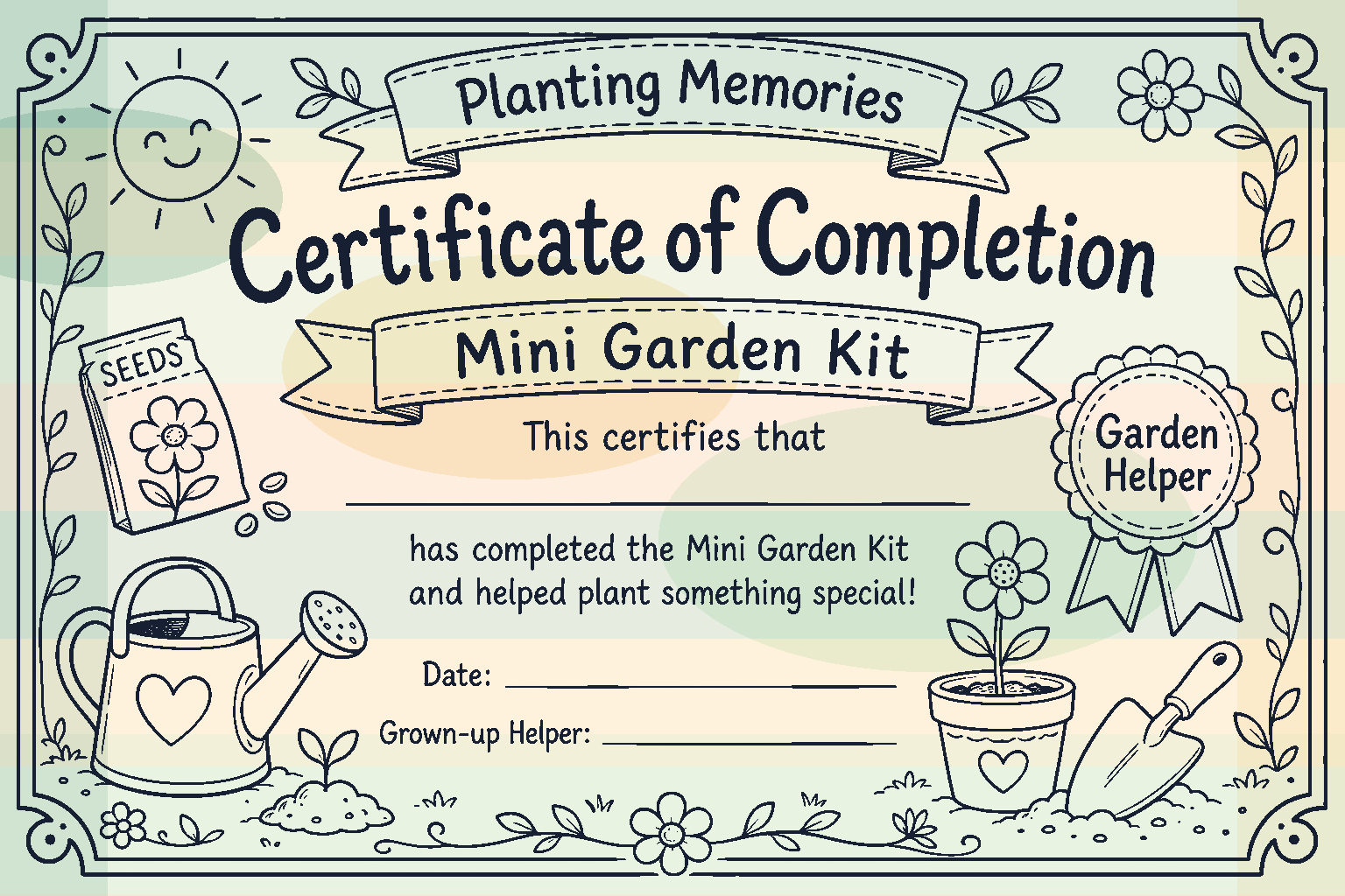 Certificate color version preview